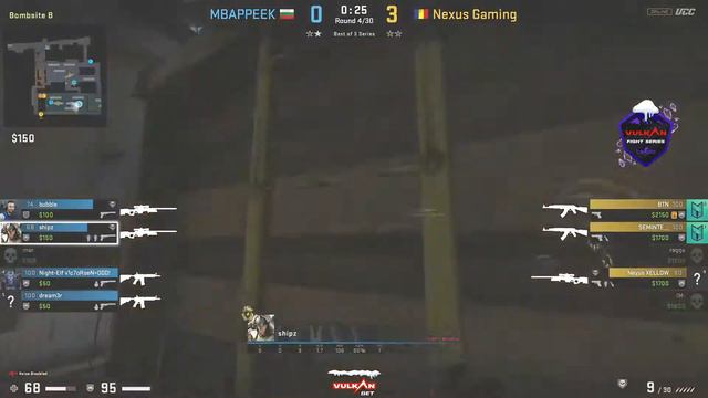 Nexus Gaming vs MBAPPEEK - Vulkan Fight Series 2020 - BEST MOMENTS | CSGO