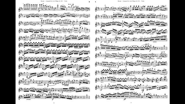 Mozart Violin Concerto No. 4 in D major, K. 218, Allegro