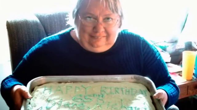 2014 January 45th Diane, Carla & Richards Birthday Cake