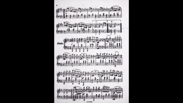 Eduard Strauss:  Eisblume Frost Flower 氷の花 Polka Mazurka in C minor Op. 55 1870