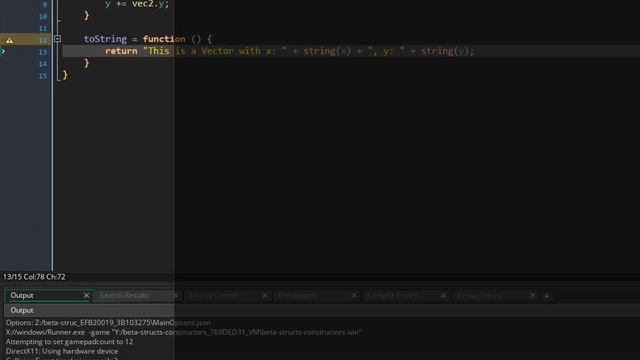 GameMaker Studio 2.3: *OOP* GML with Structs & Constructors