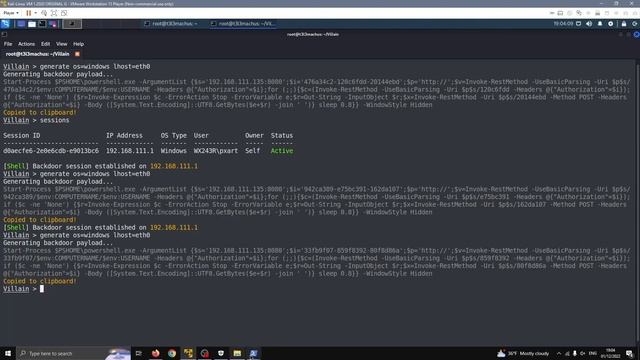 Bypass signature-based detection with Villain