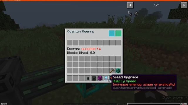 Quantum Quarry Plus 1.15.2 Forge Mod Overview
