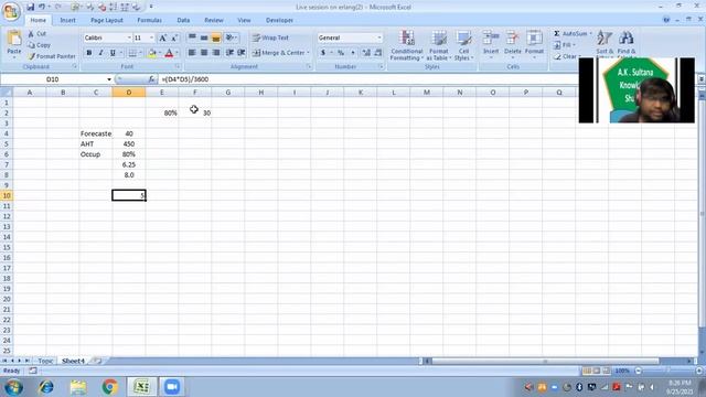 Live session on understanding erlang and its background calculations part 2