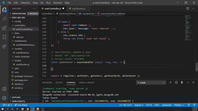 Making a REST API w/ Express, MongoDB, Node || Part 6 - CRUD Applications