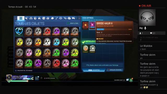 FR ROCKET LEAGUE TRADE #RL #TRADE