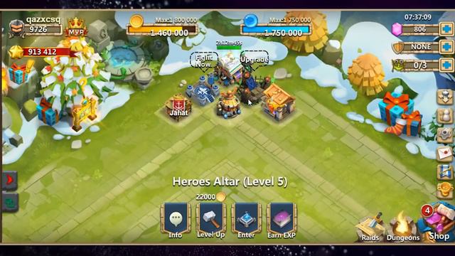 Битва Замков РЕТРО - Роллинг героев. Новый мега крутой герой в Castle Clash