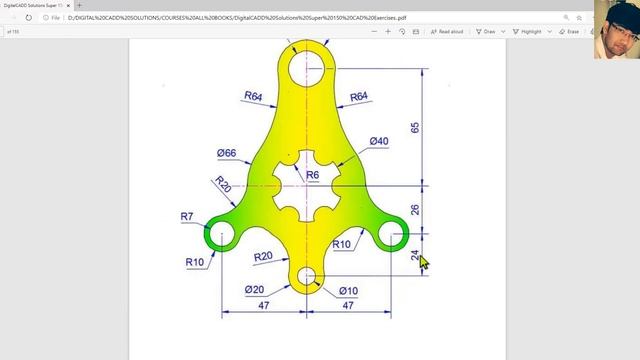 AutoCAD Mechanical Tutorial For Beginner | AutoCAD Tutorial for Mechanical Engineering| Digital CAD
