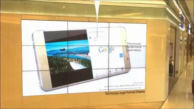 [Russian]Китай горячей 4x4 этаж стенд 55 дюймов 3,5 мм Samsung ЖК-видео ст