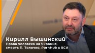 Кирилл Вышинский. Права человека на Украине, смерть П. Толочко, PornHub и ВСУ