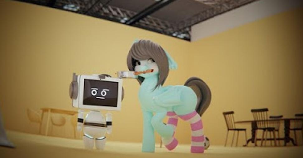This Is Flower, The Dumb Robot Pony