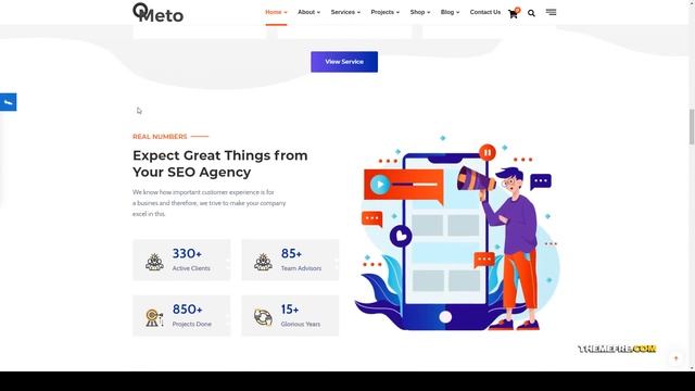 Meto SEO and Marketing WordPress Theme seo theme online marketing wordpress theme Arisaka