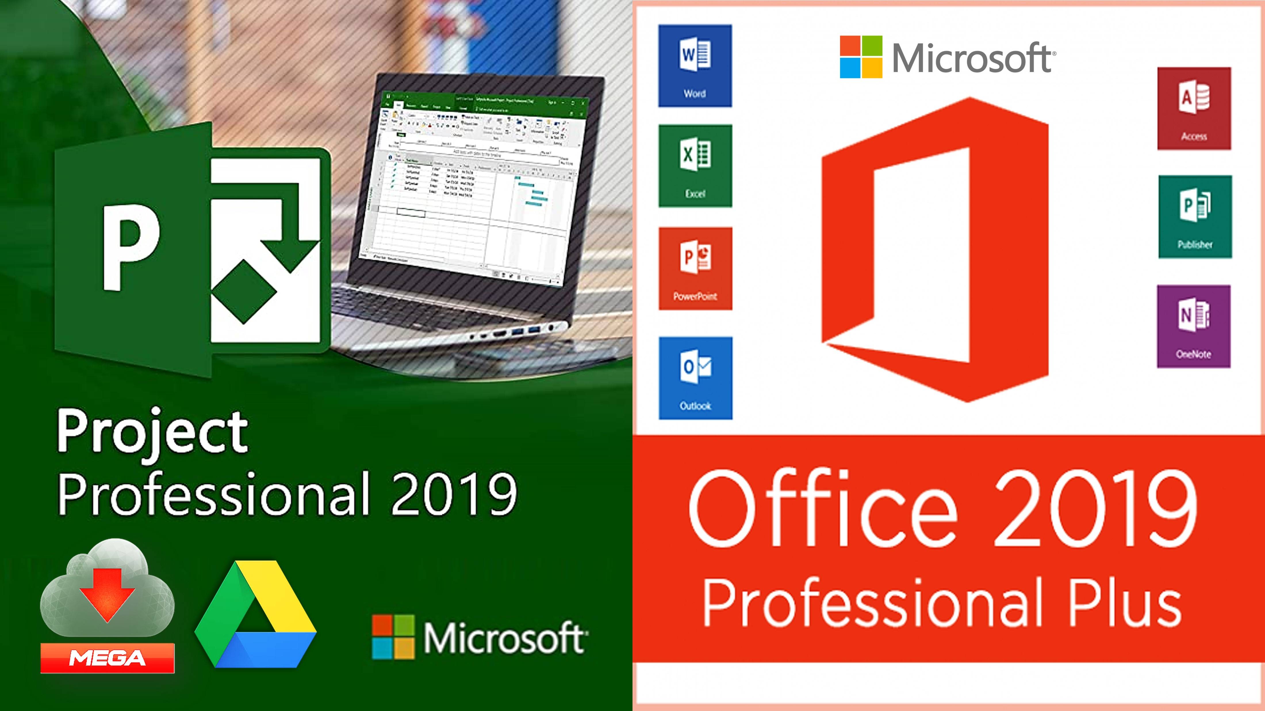 Instalar y Activar OFFICE 2019 y PROJECT 2019 - 64 Bits - INGLES Y ESPAÑOL