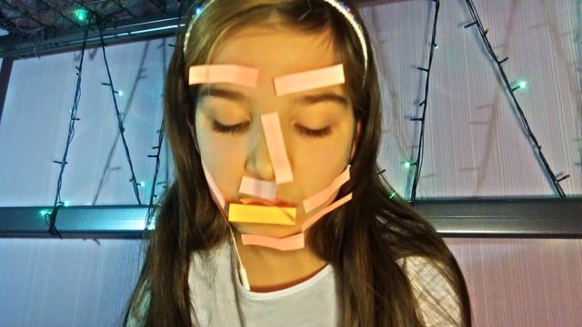 Макияж стикерами челенж!!! Яркое,радужное,красивое видео!Новая мода!??