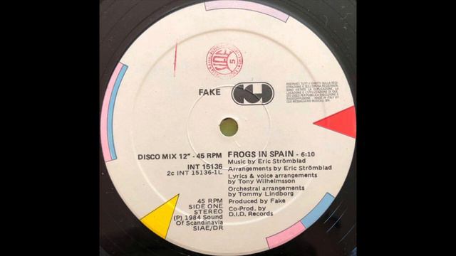 070 - 🐸🙂✌️ Fake - Frogs In Spain [Italo Disco Collection Vol. 2] 1984 Vinyl (best audio) (720p)