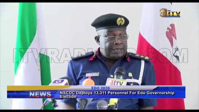 NSCDC deploys 13,311 personnel for Edo Governorship Election