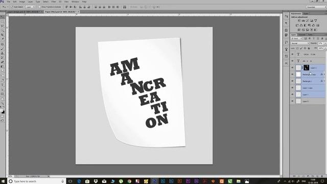 How to Make A4 size Paper Effect in Photoshop