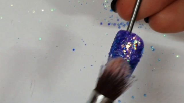 🧜♀️ GLITTER OMBRE | Gel polish nail art design | Mermaid set Part1