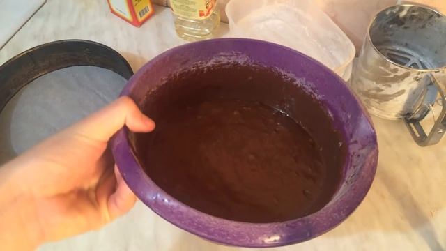 Торт на кефире с ОЧЕНЬ простым кремом