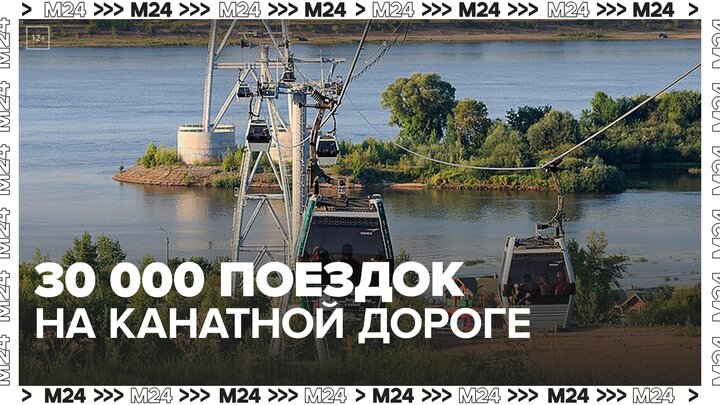 Более 30 тыс раз гости прокатились на канатной дороге в парке "Орион" — Москва 24