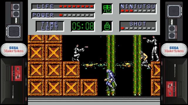 Cyber Shinobi (SMS) - No Hit Walkthrough