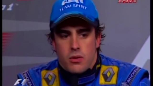 Brazilian GP 2006 - Alonso talks about Schumacher