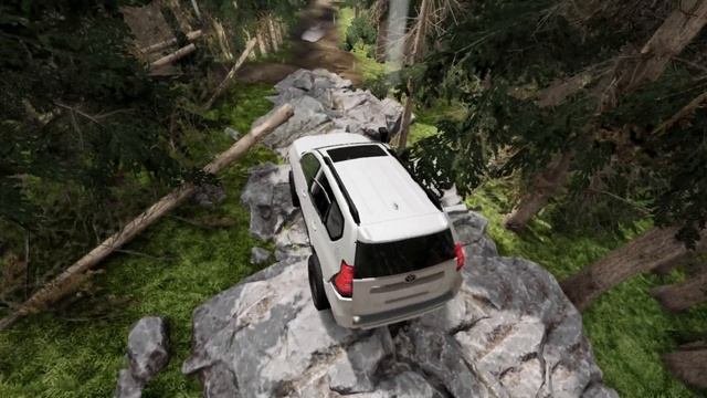 Toyota Land Cruiser Off-Road Test | BeamNG Drive