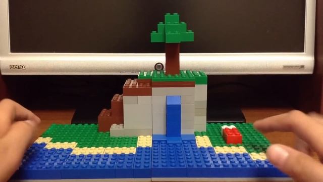 Майнкрафт мир из Lego