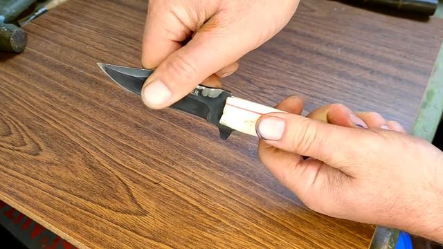 Как сделать рукоять для ножа из водопроводной трубы своими руками #11