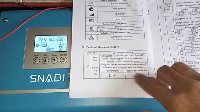 1318044136 test fungsi tombol Inverter Trafo Toroidal 1500w 12v 1.5kw Low Frequency UPS Frekuensi