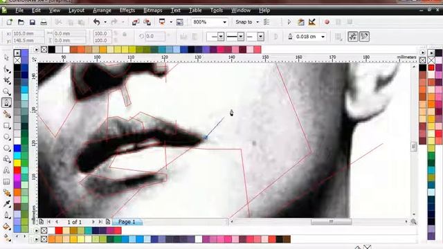 Membuat WPAP di Coreldraw x4 #Faceting