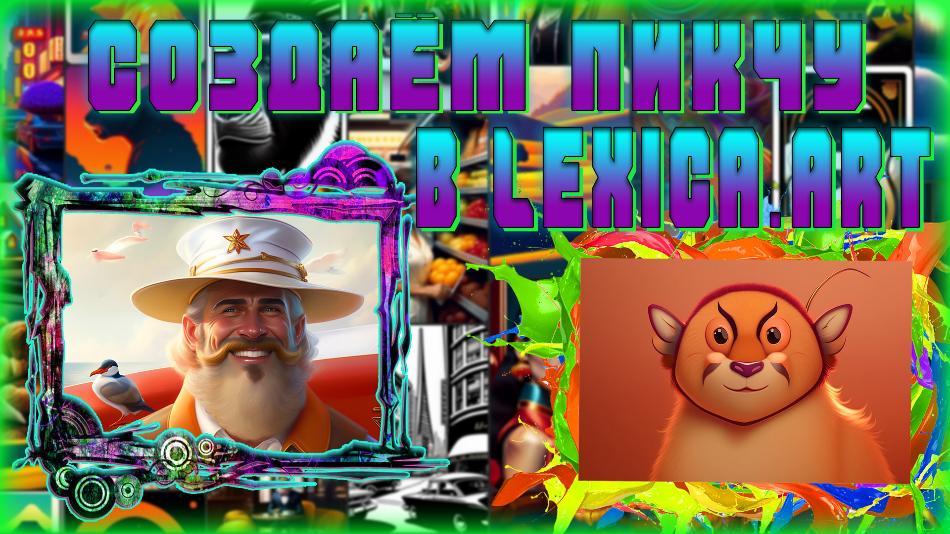 КАК ЗАРЕГИСТРИРОВАТЬСЯ НА LEXICA | НЕЙРОСЕТЬ LEXICA.ART СОЗДАЁМ ИЗОБРАЖЕНИЕ