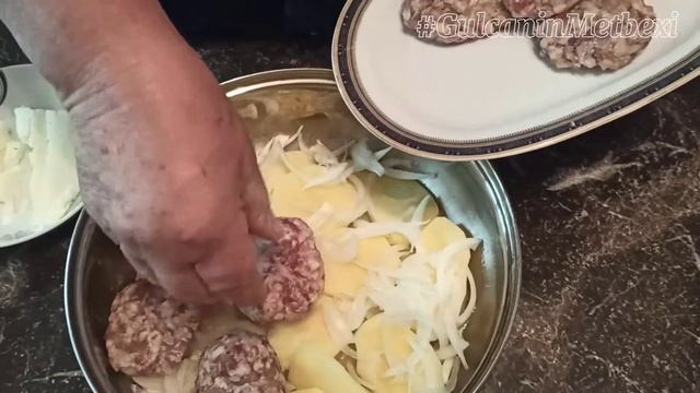 Котлеты с овощами/Qazan kotleti/Sebzeli köfte