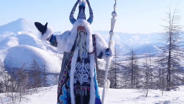 Русский Дед Мороз встретился с якутским властелином холода Чысхааном