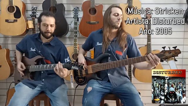 Disturbed - "Stricken" (Guitar and Bass - Drop C) #disturbed #stricken #bassplayer #guitarplayer