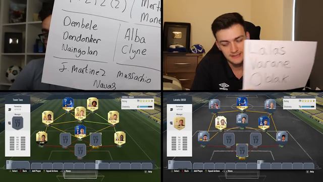 FIFA 17 SQUAD BUILDER SHOWDOWN VS A PRO FIFA PLAYER!!! TOTS LUKAKU VS HASHTAG HARRY!!!
