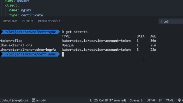 Certificates with Azure Key Vault and Nginx Ingress Controller