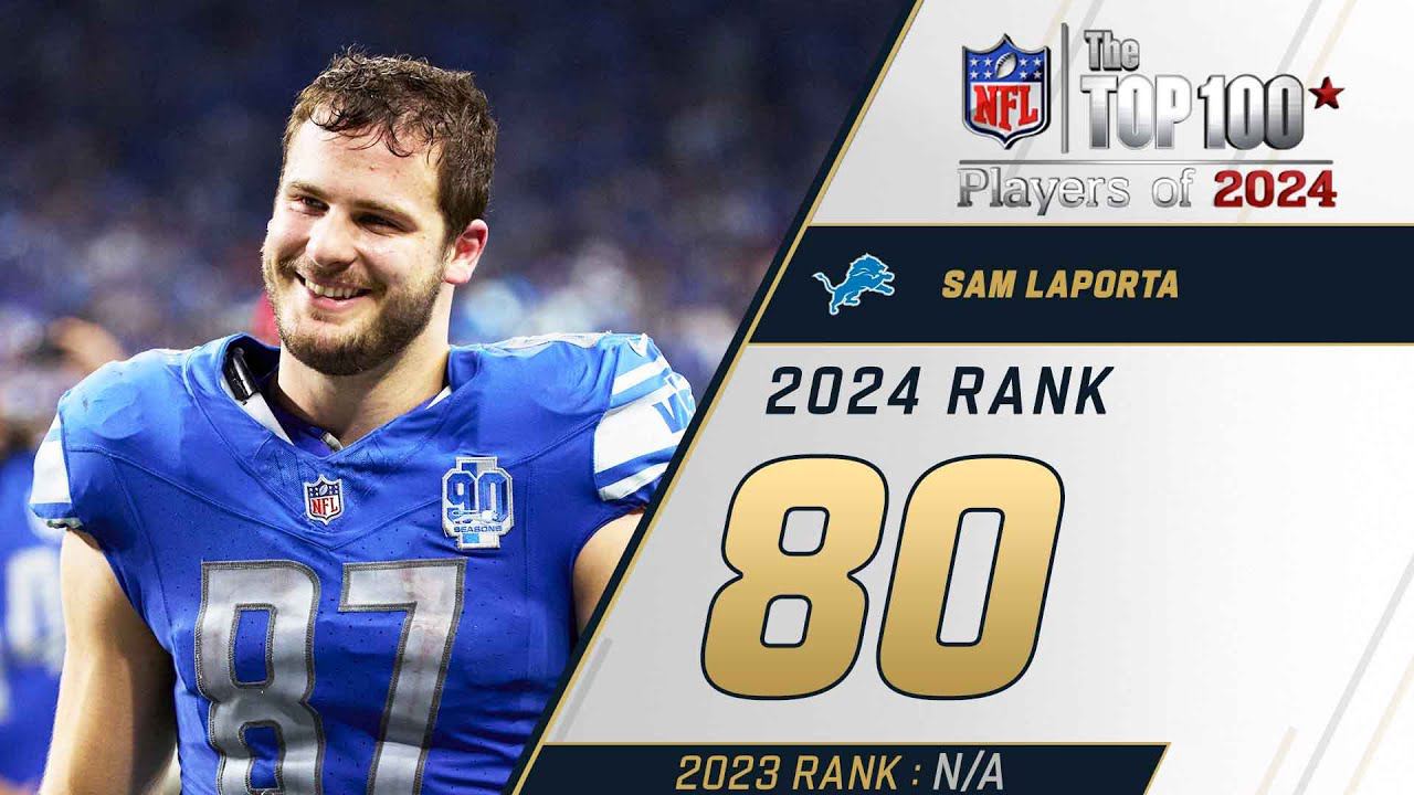 80: Sam LaPorta (TE, Lions) | Top 100 Players of 2024