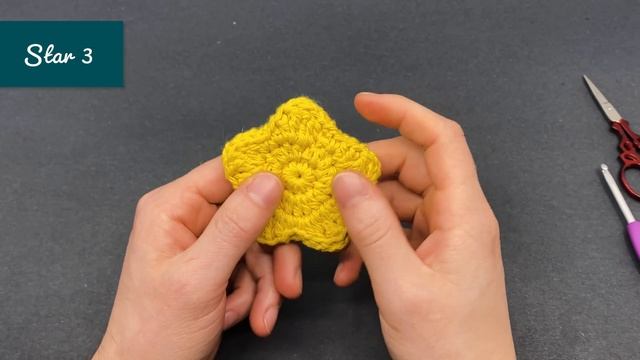 How To Crochet Stars In Different Shapes And Sizes || Amigurumi Pattern Tutorial