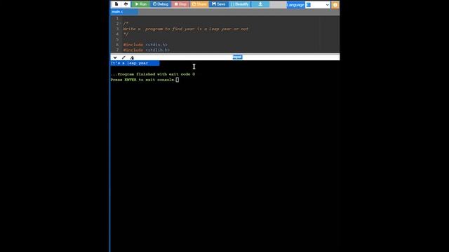 Command Line Arguments| Finding Leap Year | TCS NQT Coding question