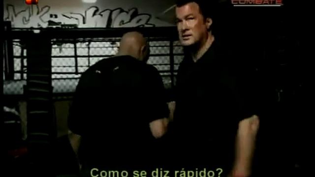 Стивен Сигал тренирует Андерсона Сильву перед боем с Челом Сонненом   AllBoxing ru   Все новости бо