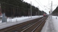 Электровоз ЭП20-005 (ТЧЭ-6) со скорым поездом №063Й/064Й Самара - Санкт-Петербург.