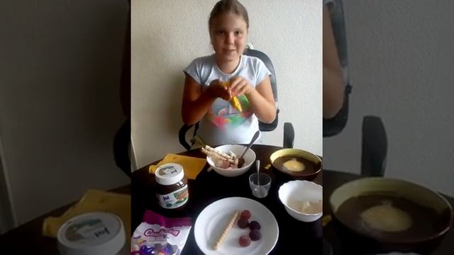 Мукбанг. Десерт "Сладкая бомба". Как же это все съесть?!?!????