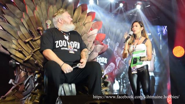 Hodor's Kristian Nairn at the 2016 Philippine Toycon