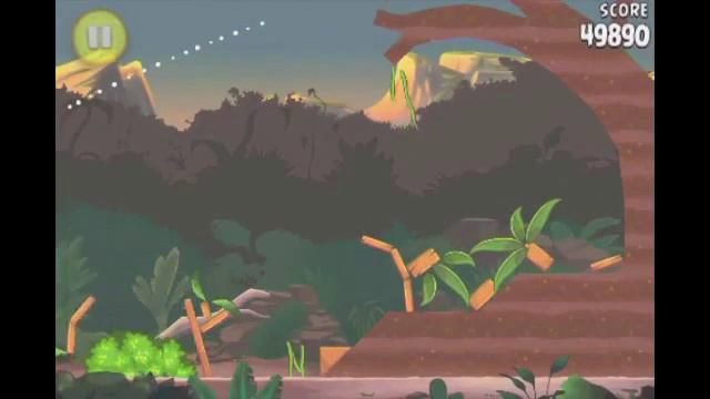 Angry Birds Rio 3-Star Walkthrough Jungle Escape 3-3
