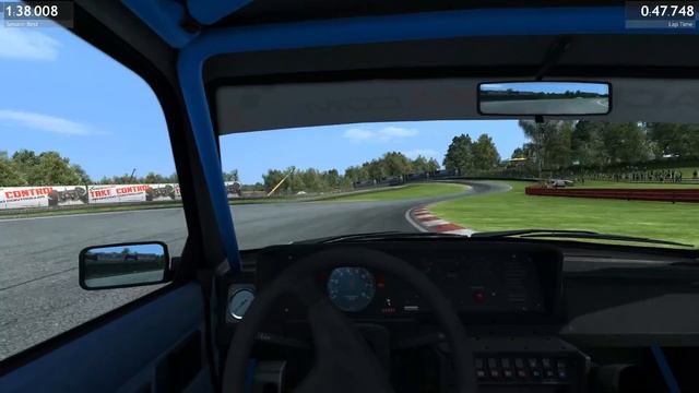Volvo 240 turbo at Mid Ohio chicane