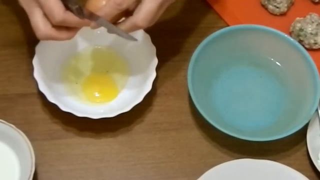 Бризоль из фарша с грибами. Блюда из яиц. Домашняя кулинария.
