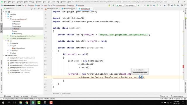 Youtube Channel App PART 03 (Retrofit)