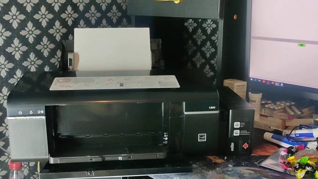 Epson L800 6700+ тест дюз