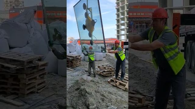 монтаж стеклопакета